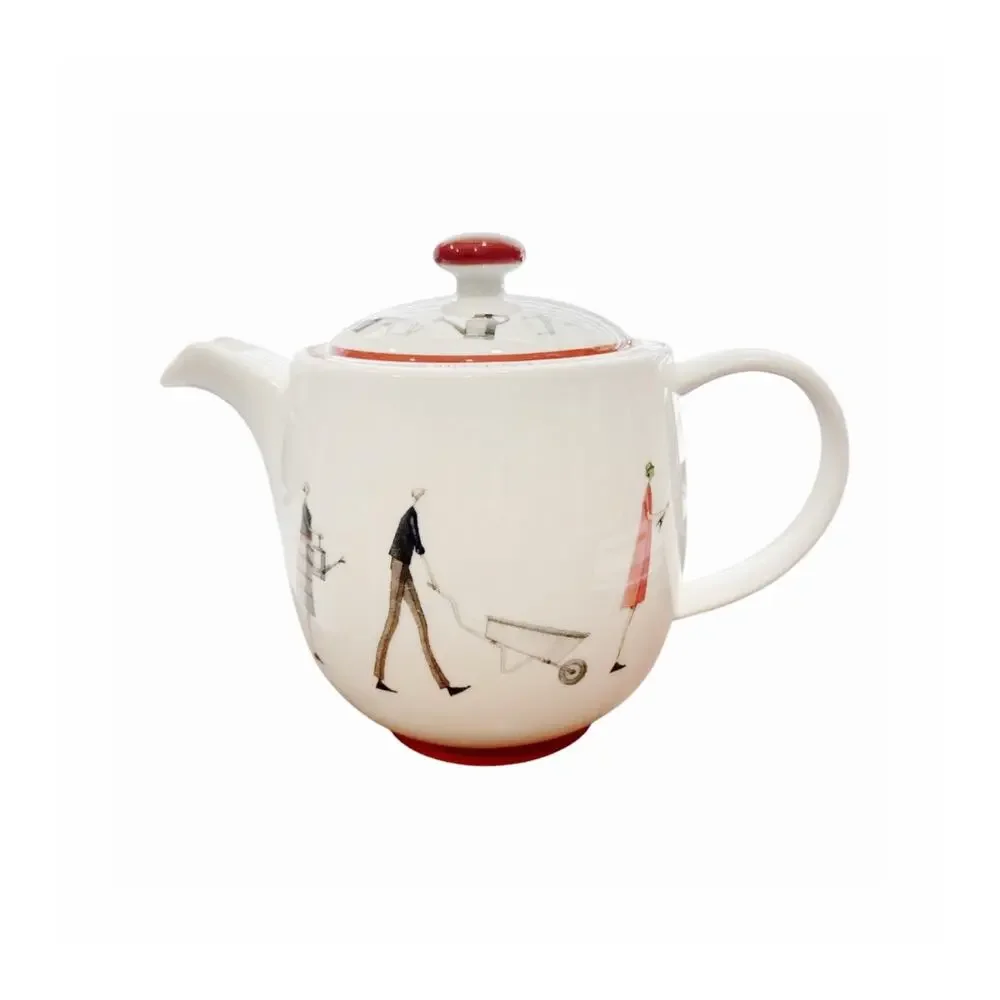 Portmeirion Up the Garden Path Ceramic Teapot and Lid